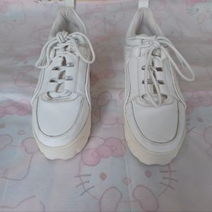 White Madden girl platforms